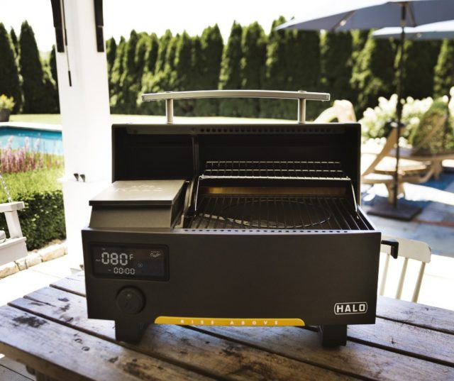 You with a pellet grill + friend with a pool = _______? 
•
Up to you! Create your own version of a good time with the Prime300. From bratwurst to smoked french toast, you can experience the magic of pellet-smoked flavor untethered, up to 20hrs of it.
•
Pre-order yours from our website!
•
#pool #summertime #brats #smokeorsear #portable #outdoorfun #friends #bbqlife #delicious